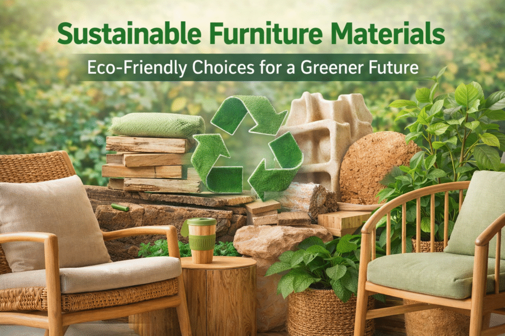 Image result for Sustainable Furniture Materials: Eco-Friendly Choices for a Greener ...