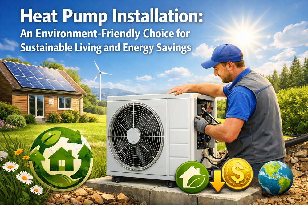 Heat Pump Installation: An Environment-Friendly Choice for Sustainable Living and Energy Savings