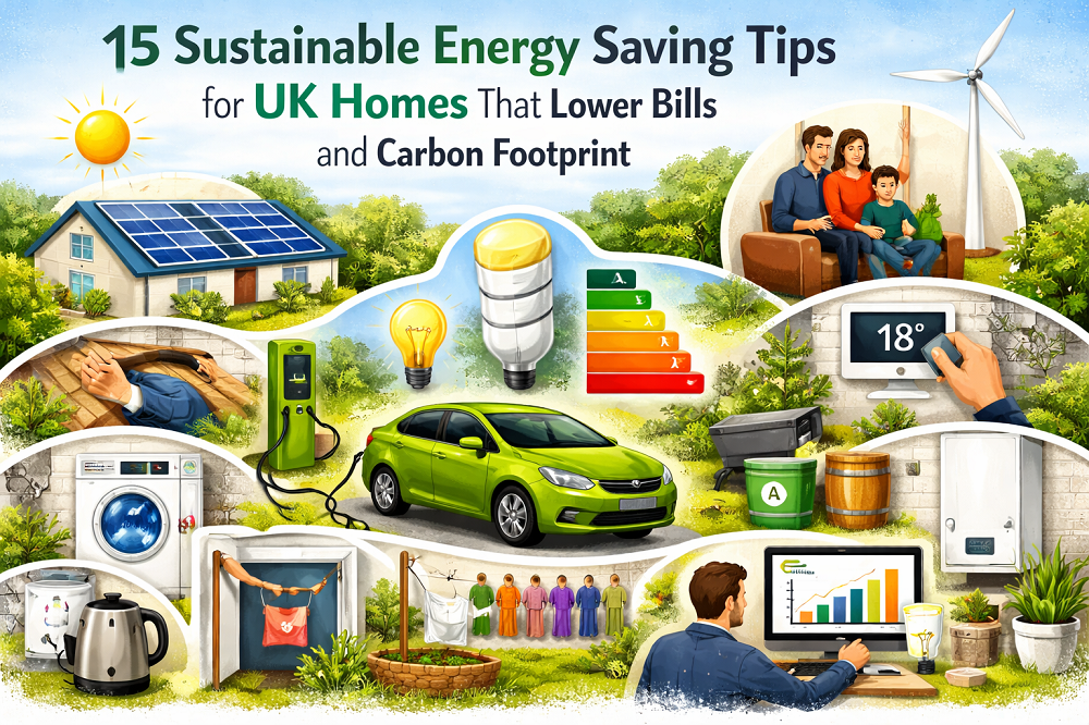 15 Sustainable Energy Saving Tips for UK Homes That Lower Bills and Carbon Footprint