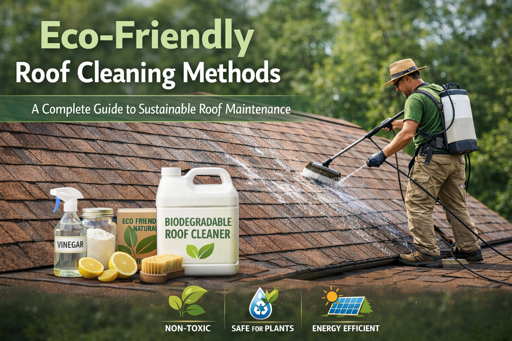 Eco-Friendly Roof Cleaning Methods: A Complete Guide to Sustainable Roof Maintenance