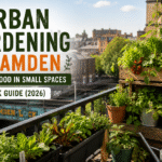 Urban gardening in Camden small balcony vegetable plants UK
