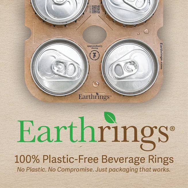 Earthrings: The Sustainable Packaging Company Helping Beverage Brands QuitPlastic for Good