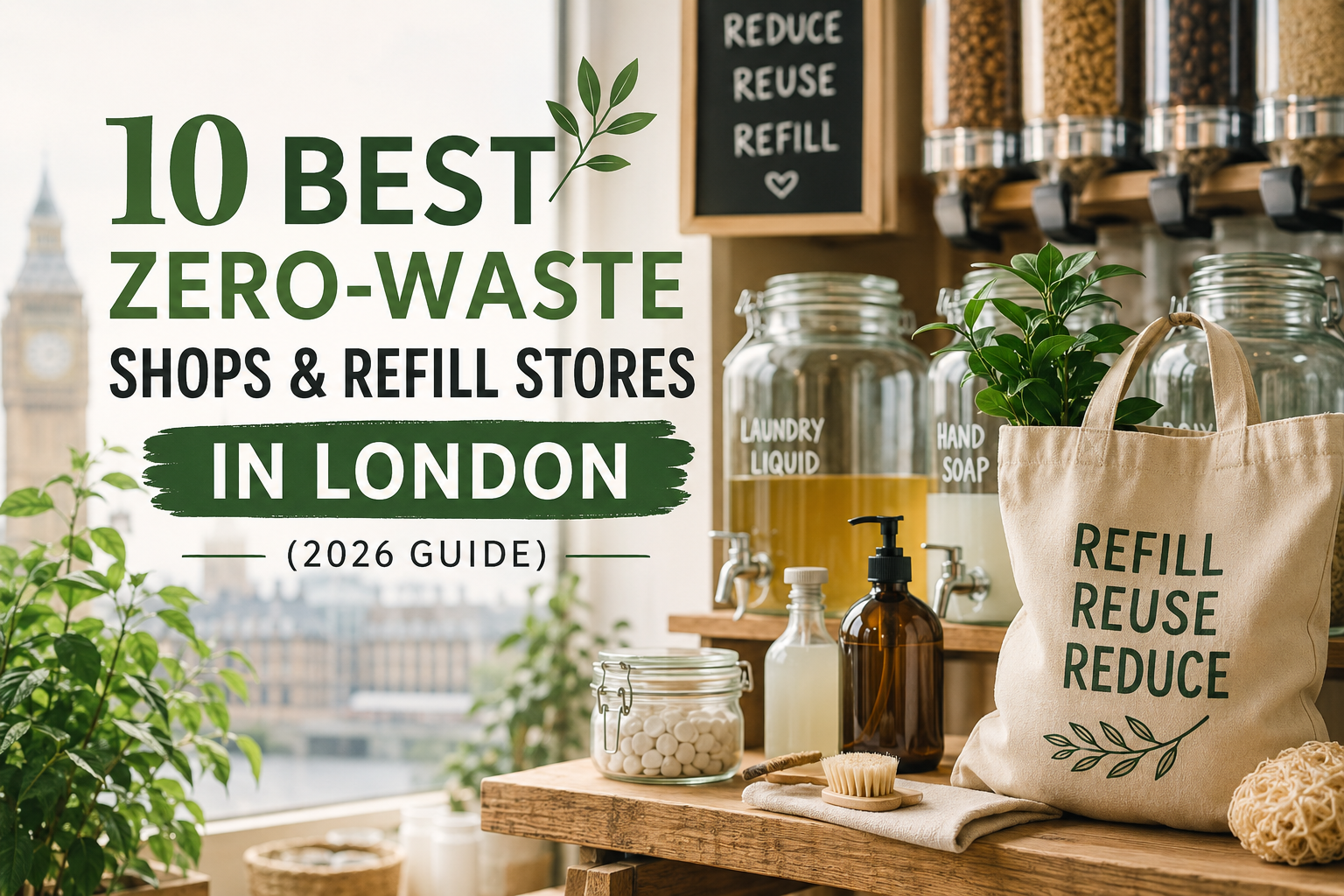 10 Best Zero-Waste Shops & Refill Stores in London (2026 Guide)