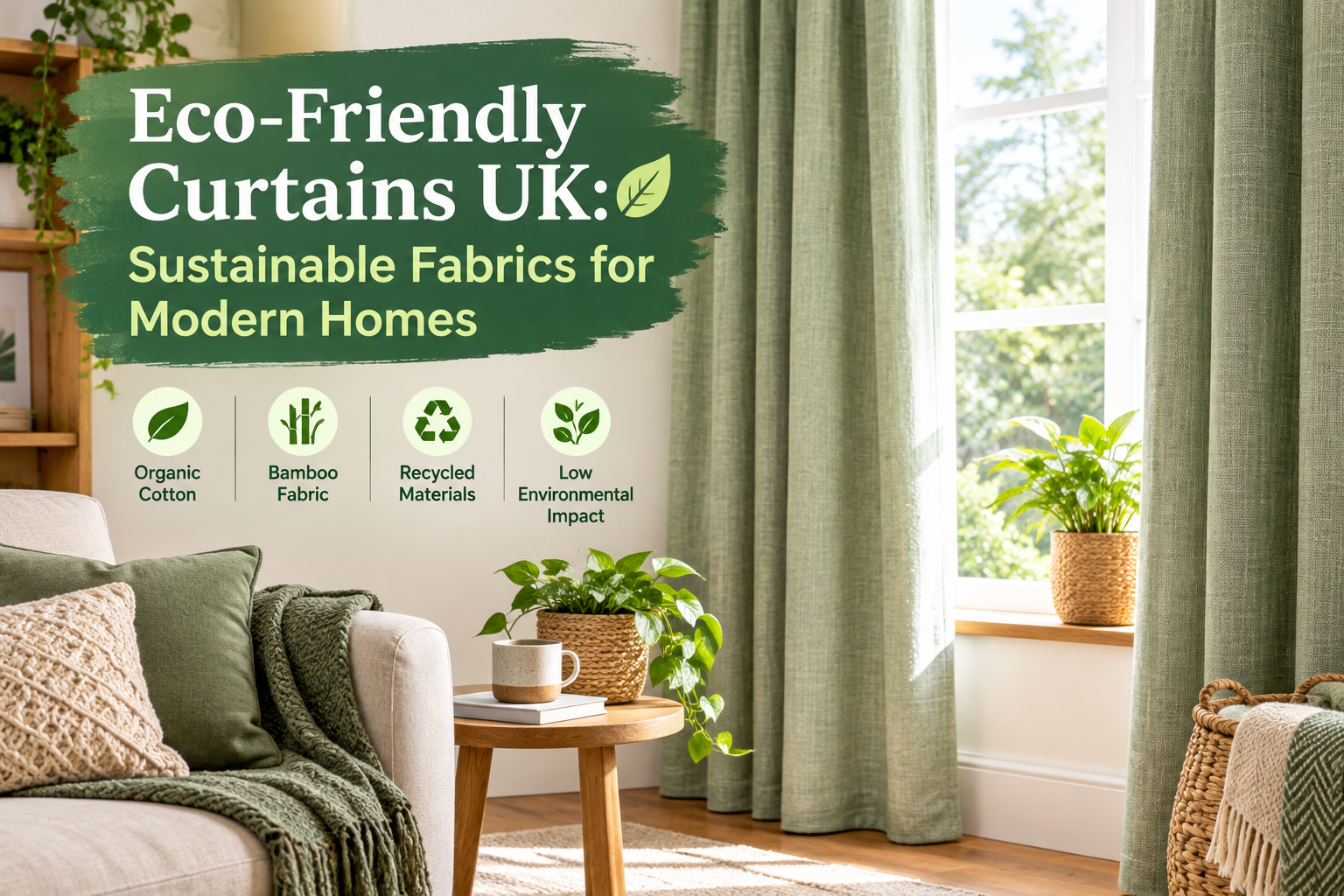 Eco-Friendly Curtains UK: Sustainable Fabrics for Modern Homes