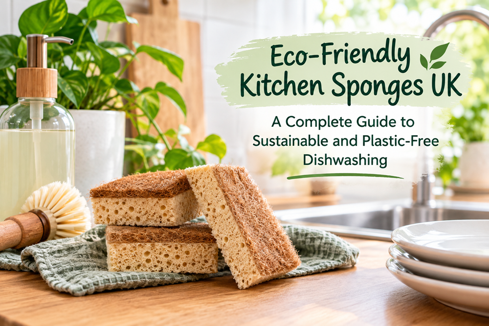 Eco-Friendly Kitchen Sponges UK: A Complete Guide to Sustainable and Plastic-Free Dishwashing