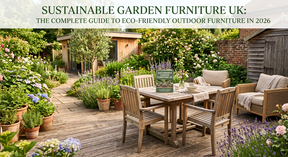 Sustainable Garden Furniture UK: The Complete Guide to Eco-Friendly Outdoor Furniture in 2026