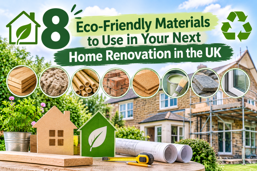 8 Eco-Friendly Materials to Use in Your Next Home Renovation in the UK