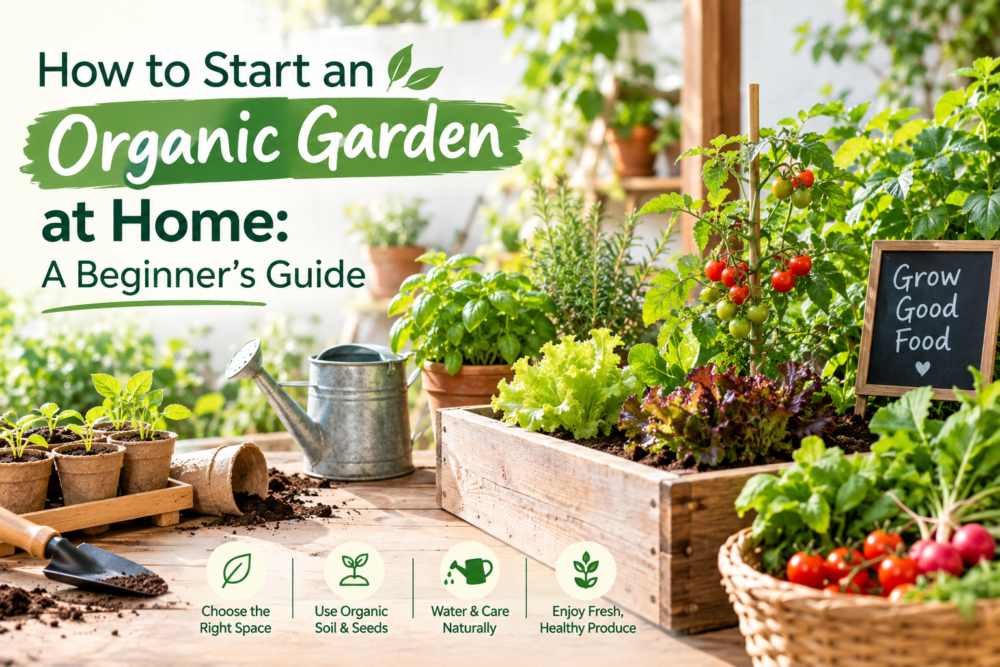 How to Start an Organic Garden at Home: A Beginner’s Guide
