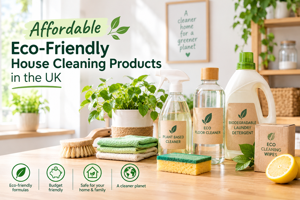 Affordable Eco-Friendly House Cleaning Products in the UK